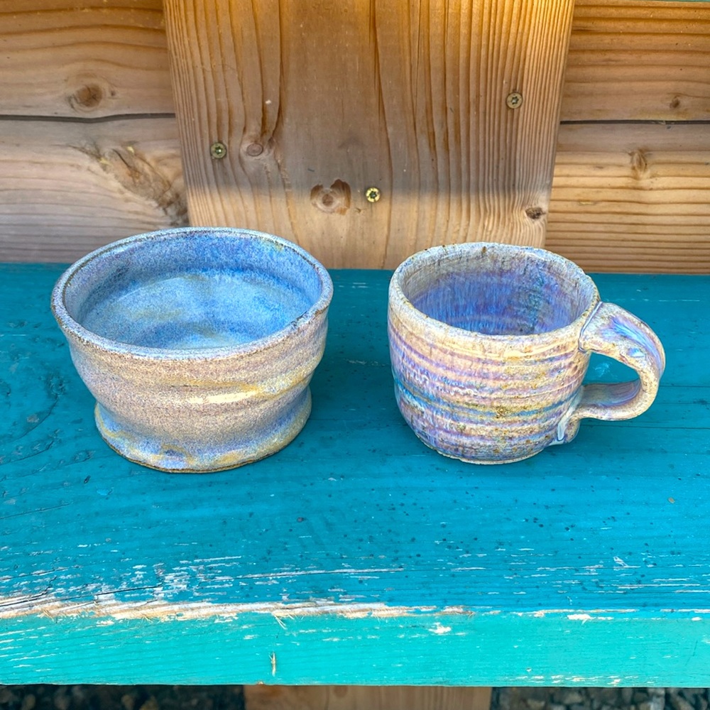 Handmade Ceramic Cream & Sugar Set